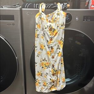 Floral Button-Down Dress